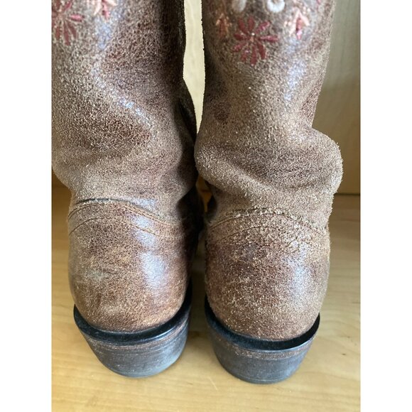 Ariat Ardent Western Boots – Terra Brown Floral Embroidery 10015332 Sz 9 USED - Picture 6 of 13